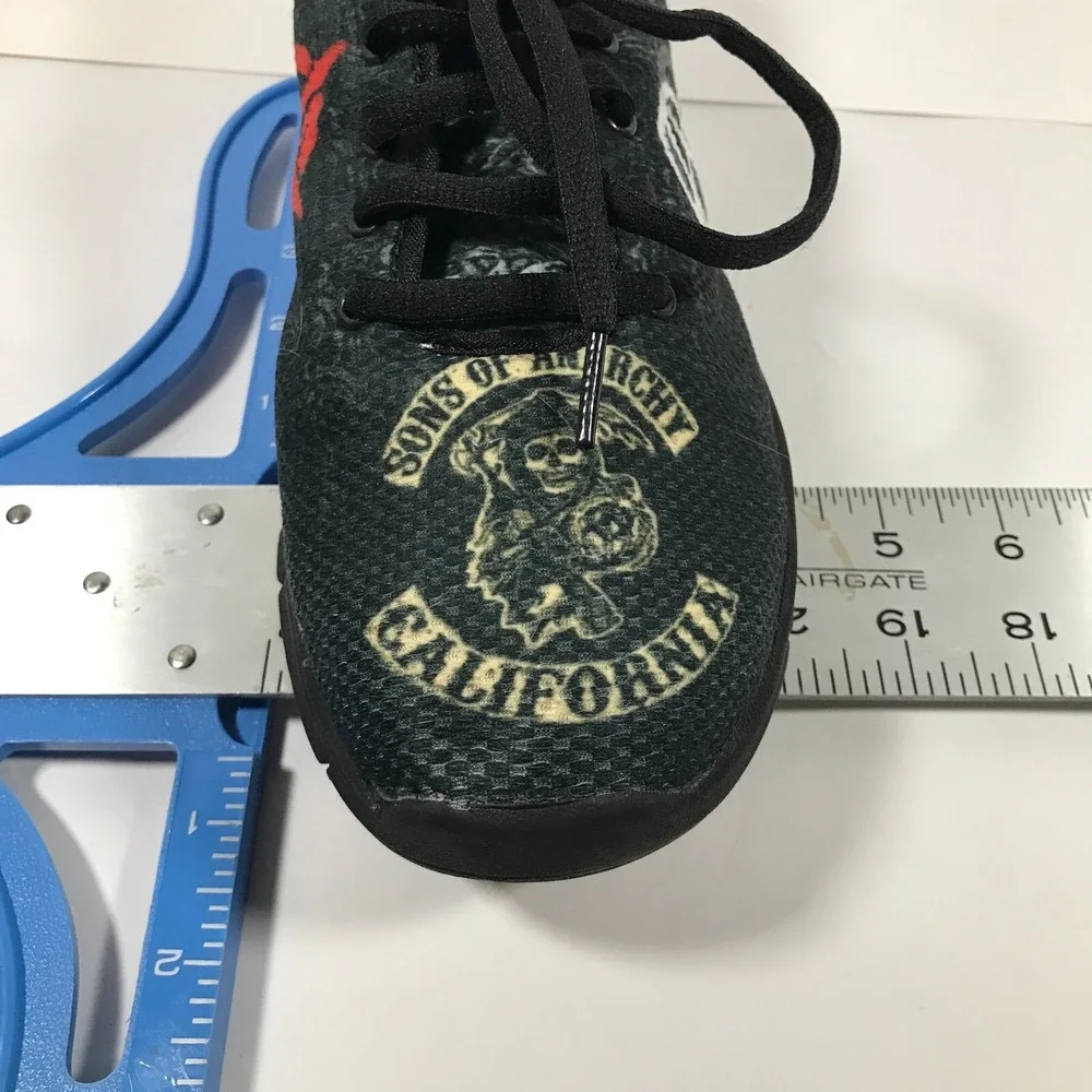 Sons of Anarchy California Lace Up Shoes Men 7.5 Women 10‎ Sneakers Casual